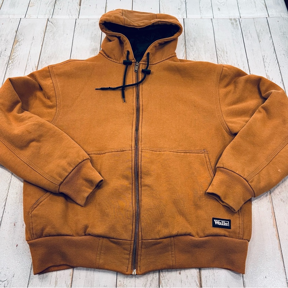 Walls Workwear insulated hooded jacket